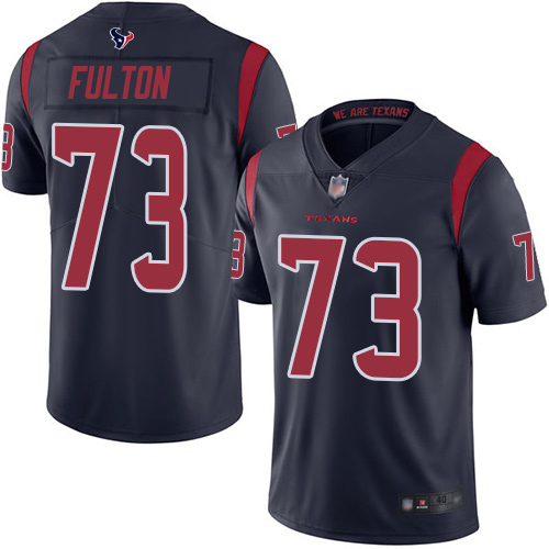 Houston Texans Limited Navy Blue Men Zach Fulton Jersey NFL Football #73 Rush Vapor Untouchable